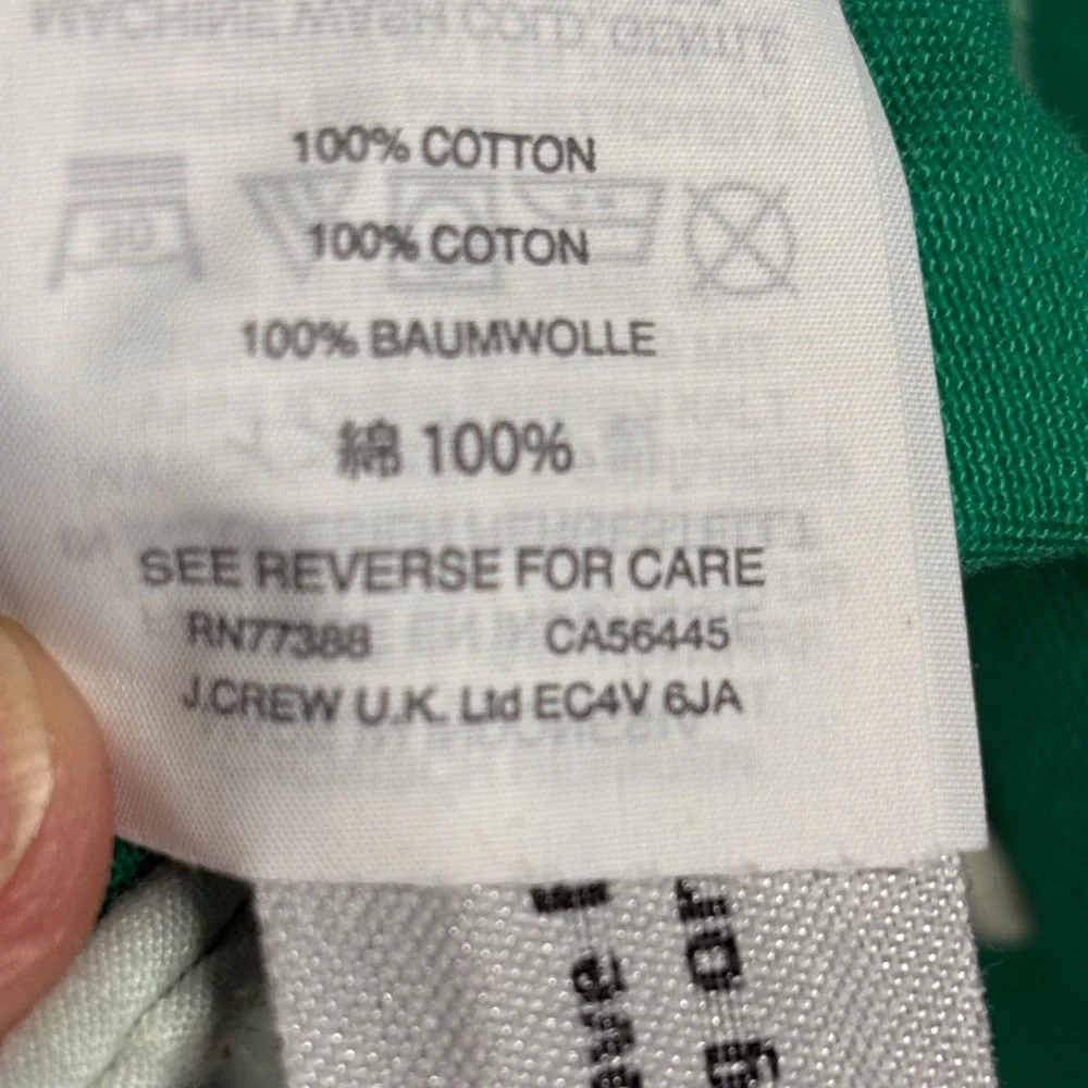 J. Crew Green Chino Women's Shorts‎ size 12